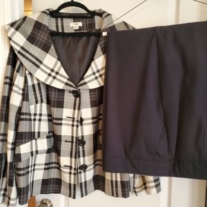 2pc Lined Pants Suit